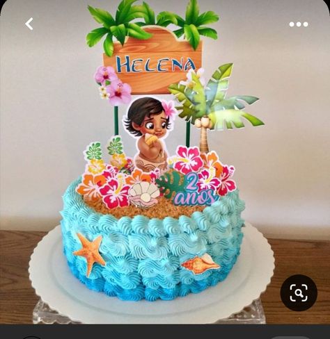 Baby Moana Birthday Cake, Mohana Cake, Moana Theme Cake, Moana Birthday Party Cake, Hawaiian Birthday Cakes, Moana Birthday Cake, Moana Birthday Party Theme, Moana Theme Birthday, Festa Moana Baby