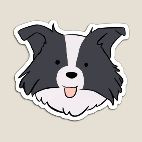 Border Collie Character, Border Collie Doodle, Border Collie Dibujo, Border Collie Cartoon, Cartoon Border Collie, Border Collie Illustration, Collie Illustration, Cute Border Collie, Pet Food Packaging