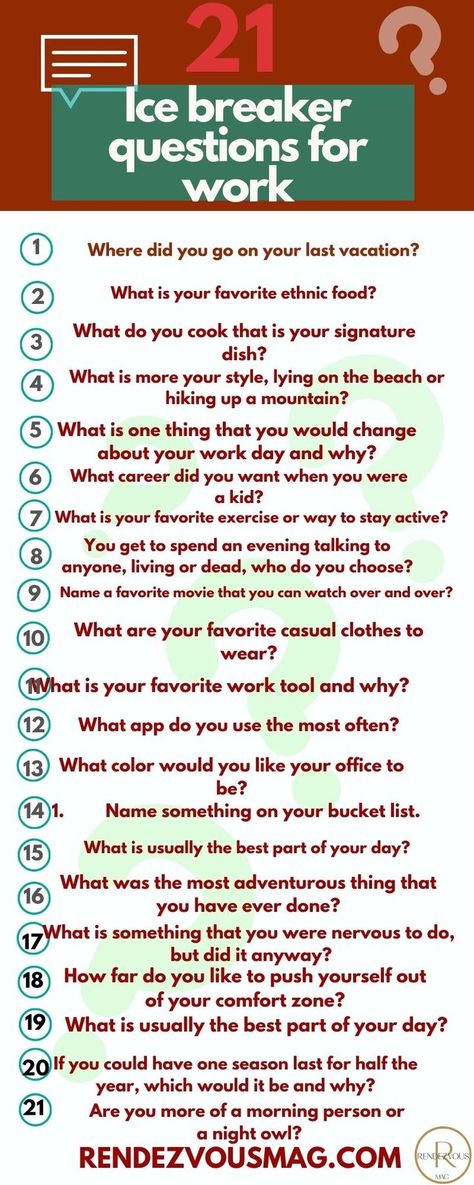 Ice Breaker Questions For Work, Icebreaker Questions For Work, Thanksgiving Ice Breakers, Ice Breakers For Work, Icebreaker Questions, Ice Breaker Questions, Icebreaker Activities, Ice Breaker Games, Fun Questions To Ask