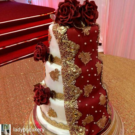 Indian Wedding Cake Designs, Indian Cakes, Indian Wedding Cake, Indian Cake, Wedding Anniversary Cakes, Quinceanera Cakes, Floral Wedding Cakes, Wedding Cake Table, Indian Wedding Cakes