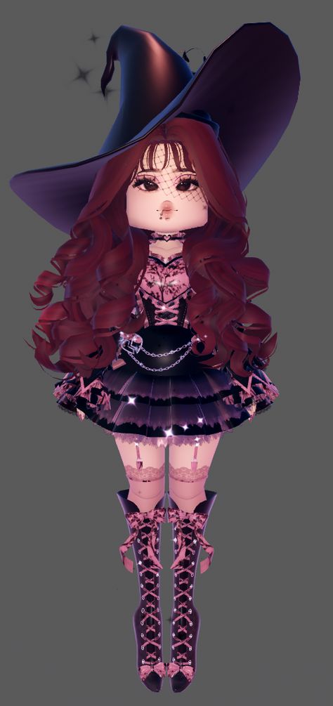 Royalloween Outfits, Royale High Witch Outfits, Witch Royale High, Royale High Outfits Halloween, Royal High Halloween Outfits, Royale High Halloween Outfits, Shadow Empress, Roblox Royale High Outfits, Whimsy Witch