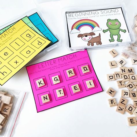 Task Boxes Preschool, Phonics Task Cards, Task Cards Kindergarten, Teachers Pay Teachers Freebies, Task Cards Free, Kindergarten Anchor Charts, Task Boxes, Vocabulary Cards, Alphabet Preschool