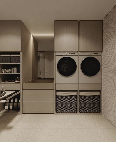 Laundry Room And Pantry, House Laundry Room, Pantry Laundry Room, Stylish Laundry Room, Dream Laundry Room, Laundry Design, Modern Laundry Rooms, Laundry Room Inspiration, 아파트 인테리어