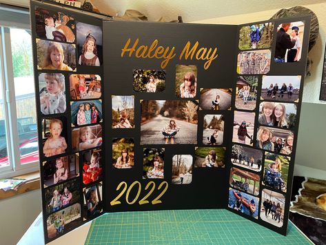 Graduation Poster Boards, Graduation Picture Display, Graduation Photo Boards, Graduation Picture Boards, Graduation Party Picture Display, Graduation Photo Displays, Graduation Board, High School Graduation Pictures, Graduation Party Pictures