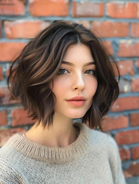 Bob Haircuts For Thick Hair, Bold Haircuts, Chubby Face Haircuts, Haircuts For Thick Hair, Best Bob Haircuts, Haircuts For Medium Length Hair, Bob Hairstyles For Thick, Haircuts For Wavy Hair, Haircuts For Curly Hair