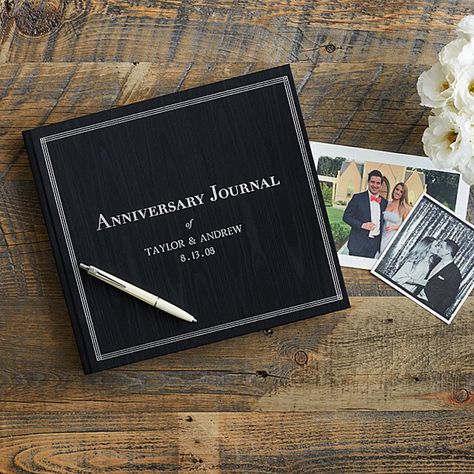 The Sweetest Wedding Anniversary Gift Ideas! Gifts For Grooms Parents, Anniversary Journal, Couples Journal, Romantic Birthday Gifts, Marriage Anniversary Gifts, Romantic Birthday, Personalized Book, Uncommon Goods, Marriage Anniversary