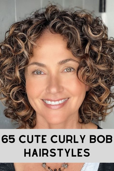 Curly Bob Hairstyle Ideas >>> Turn heads with the voluminous curly bob. This style adds lift and definition at the crown, creating a stunning silhouette that flatters your features and celebrates your natural curls. Click here to check out more cute curly bob hairstyles just for you. Stacked Curly Bob Haircut, Permed Bob Hairstyles, Chin Length Curly Hairstyles, Voluminous Curly Hair, Medium Curly Bob, Curly Stacked Bobs, Curly Inverted Bob, Curly Bob Haircuts, Curly Angled Bobs