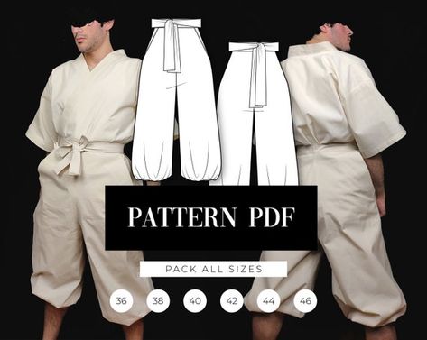 Hey, I found this really awesome Etsy listing at https://www.etsy.com/listing/946504158/hakama-inspired-pants-pattern-o-cosplay Chihiro Cosplay, Cosplay Sewing, Kimono Sewing Pattern, Martial Arts Uniform, Ninja Pants, Japanese Pants, Prom Dress Pattern, Pattern Step By Step, Hakama Pants