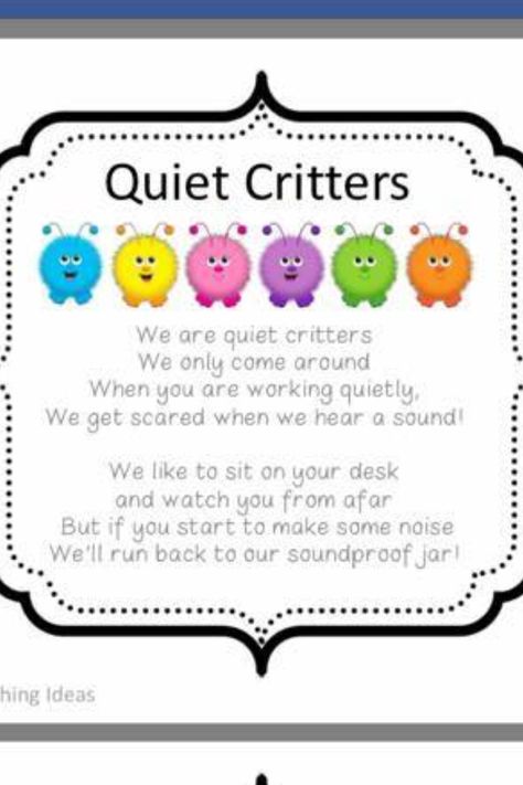 Quiet Spray, Turtle Classroom, Quiet Critters, Relief Teaching Ideas, Behavior Incentives, Classroom Hacks, Label Printable, Quiet Activities, Classroom Management Strategies