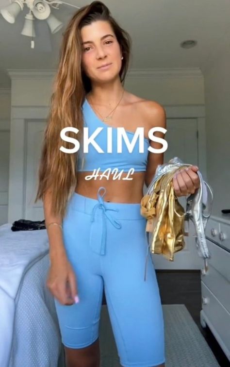 A FASHIONABLE social media influencer has shared a Skims try-on haul with her TikTok followers. One of the stylish swim pieces made her feel like she was ready to board a spaceship. “Let’s do a mini Skims haul,” Camille Ferguson (@camille_ferguson_) said in her TikTok video where she modeled the flashy items. She showed viewers […] Silver One Piece, Gold Swimsuit, Tiktok Followers, Mock Neck Tank, Her Cut, Cut Out One Piece, Two Piece Swimwear, Tiktok Video, Social Media Influencer