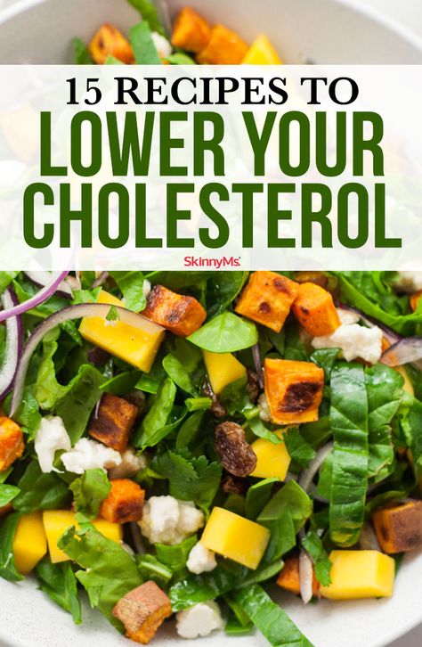 These 15 plant-based recipes for every meal of the day will help lower your cholesterol and help you eat a little healthier every day. Recipes To Lower Cholesterol, Heart Healthy Recipes Cholesterol, Low Cholesterol Diet Plan, Lower Cholesterol Diet, To Lower Cholesterol, Cholesterol Foods, Low Cholesterol Diet, Low Cholesterol Recipes, Cholesterol Lowering Foods