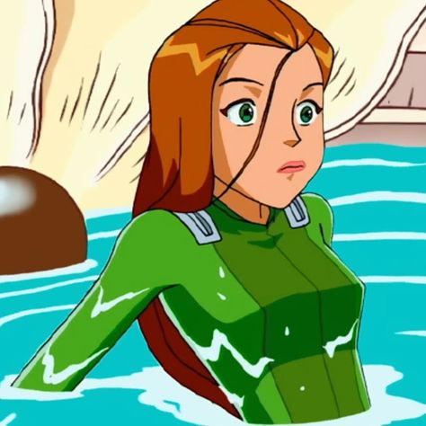 Totally Spies Sam, Sam Totally Spies, Cartoon Pfp, Vintage Cartoons, Totally Spies, Chun Li, Lara Croft, Vintage Cartoon, Character Designs