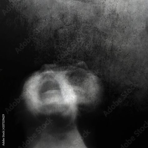 Stock Image: Scream of horror. Screaming woman face. Shot with long exposure. Project Poster, Photography Elements, Horror Photography, Surealism Art, Cartilage Jewelry, Danse Macabre, Momento Mori, Face Aesthetic, Motion Blur