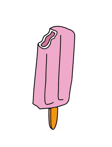 popsicle summer feelings Popsicle Drawing Easy, Popsicle Doodle, Easy Drawings Doodles, Popsicle Drawing, Popsicle Illustration, Speed Draw, Phone Inspo, Pot Filler, Summer Feeling