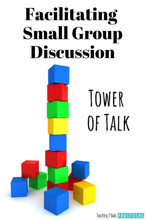 DFacilitate small group discussion with your 3rd, 4th, and 5th grade students so that they can have productive, educational, structured, and kind conversations with their peers.  This "tower of talk" strategy will help your students learn to take turns answering questions and allow your quieter students to participate in a natural, conversational way.  It will also keep your upper elementary students engaged!  #smallgroupdiscussion #facilitateconversation #teaching Teacher Student Conversations, Group Discussion, Classroom Discussion, Teaching Third Grade, Upper Elementary Resources, Early Elementary Resources, Speaking Activities, Positive Learning, 4th Grade Reading