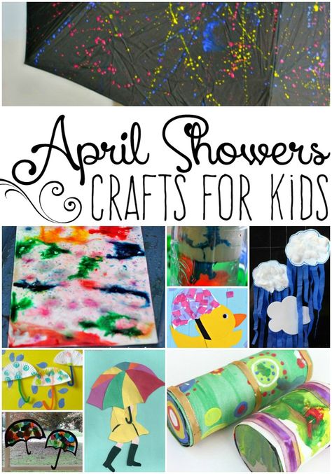 20 April Showers Crafts for Kids April Crafts For Kids, Outdoor Activities For Adults, April Activities, April Crafts, April Art, Book Drawing Ideas, Scratch Book, Spring Preschool, Cute Craft