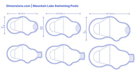 Curved Pool, Swimming Pool Dimensions, Water Mountain, Island Farmhouse, Lake Swimming, Mountain Lakes, Irregular Shapes, Body Of Water, Plug Socket