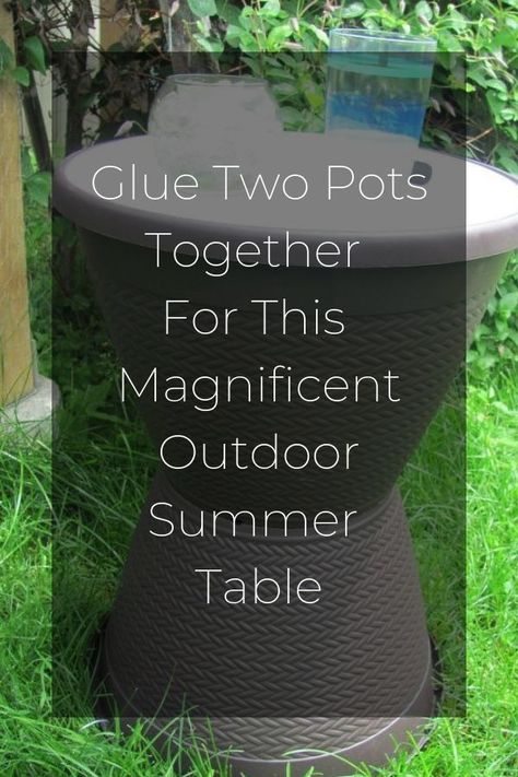 Furniture On A Budget, Outdoor Furniture Makeover, Upcycle Chair, Decor Makeover, End Table Makeover, Easy Patio, Cinder Block Garden, Round Folding Table, Yard Diy