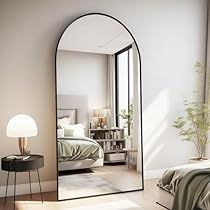 Arched Full Length Mirror, Large Floor Mirror, Mirror Standing, Mirror With Stand, Floor Length Mirror, Room Dressing, Hanging Bedroom, Big Mirror, Full Body Mirror