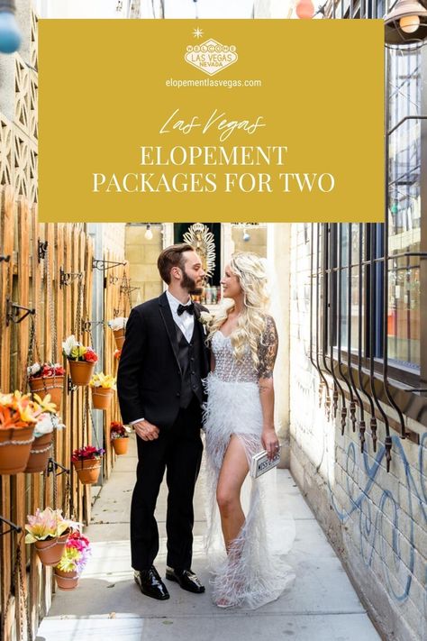 There are plenty of Las Vegas elopement packages for two out there. But which one is right for you and your fiancé? Here are some things to keep in mind. Check out the blog post to learn more! Eloping In Vegas, Simple Wedding Planning Checklist, Elope In Vegas, Wedding Cost Checklist, Vegas Elopement Ideas, Wedding Preparation Checklist, Intimate Elopement Ideas, Very Small Wedding, Quick Wedding