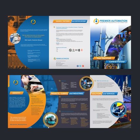 Electrical Brochure Design, Brochure Design Corporate, Industrial Catalog Design, Brochure Design Layout Creative, Graphic Design Layout Inspiration, Industrial Brochure, Creative Brochure Design Ideas, Guidebook Design, Company Brochure Design