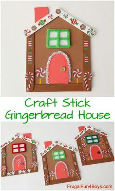 This Gingerbread Hou Gingerbread House Craft, Gingerbread Activities, Gingerbread Crafts, Preschool Christmas Crafts, 4 December, Fun Christmas Crafts, Preschool Christmas, 12 December, Craft For Kids