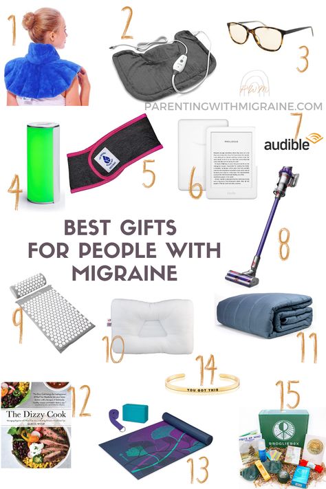 Best gifts for migraine sufferers for any occasion! Gift ideas for yourself or loved ones with migraine. #migraine #chronicmigraine | @parentingwithmigraine Gift Ideas For Yourself, Sinus Congestion Relief, Throbbing Headache, Bad Headache, Natural Remedies For Migraines, Migraine Prevention, Congestion Relief, Healthy Gift, Chronic Migraines