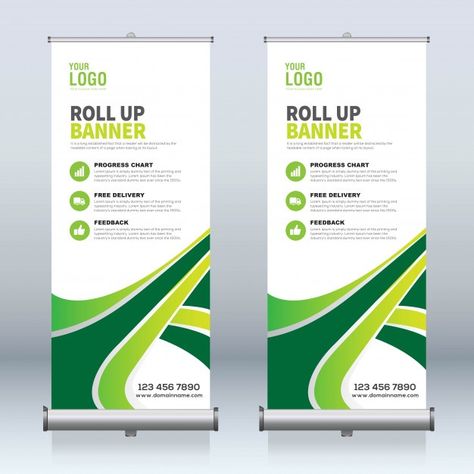 Roll up banner, pull up banner, x-banner... | Premium Vector #Freepik #vector #banner #mockup #business #abstract Roller Banner Design, Pull Up Banner Design, Pull Up Banner, X Banner, Banner Mockup, Roll Banner, Standee Design, Best Banner Design, Roller Banner