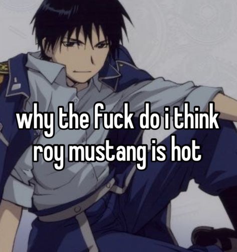 Full Metal Alchemist Wallpaper Desktop, Full Metal Alchemist Mustang, Roy Mustang Fanart, Mustang Meme, Mustang Fma, Roy Mustang, Fullmetal Alchemist Brotherhood, Scene Kids, Anime People