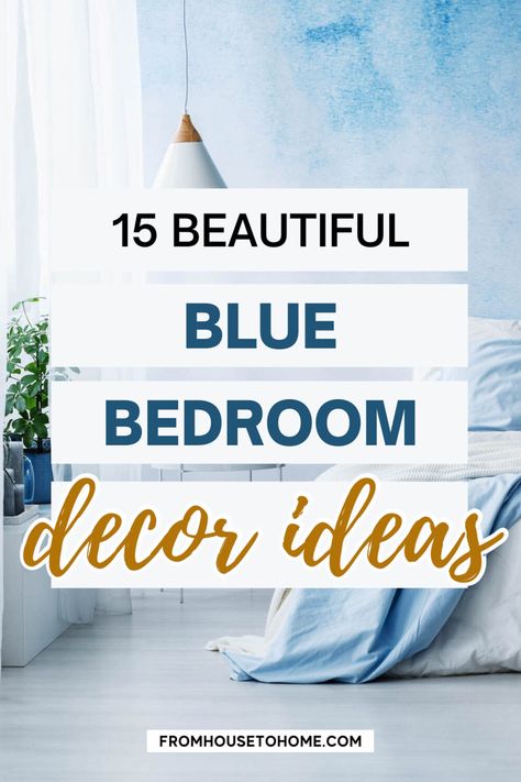 To create a tranquil and serene bedroom, try out these relaxing blue bedroom decor ideas. From classic blue and white bedrooms to glam and modern teal bedrooms, there is lots of decorating inspiration and pictures. Teal Bedrooms, Blue And White Bedrooms, Blue Bedroom Ideas For Couples, Blue Bedroom Decor Ideas, Pale Blue Bedrooms, Baby Blue Bedrooms, Blue And Cream Bedroom, Light Blue Rooms, Light Blue Bedroom