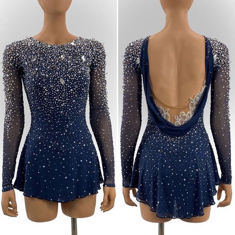 Brad Griffies on Instagram: "Draped in sparkle! #figureskating #iceskating #twirling #dance #dancesport #ballroom #costume #fashion #gown #crystal #rhinestone…" Figure Skating Costumes Dresses, Ice Skating Competition Dress, Gymnastics Dress, Competition Skating Dress, Ice Skating Costumes, Figure Skating Competition Dresses, Outfits New Year, Figure Skating Outfits, Ice Skating Outfit