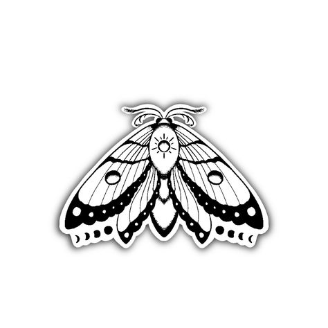 Moths Tattoo, Insect Aesthetic, Tattoos 2023, Moth Sticker, Moth Tattoo Design, Wonderland Tattoo, Moth Tattoo, Tattoo Flash Art, Black Work