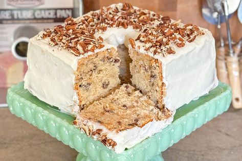 Square Tube Pan Recipes – Old Country Kitchenware Mile High Cake, Mile High Pound Cake Recipe, Tube Pan, Tube Cake Pan, Moist Pound Cake, Sweet Potato Pecan, Pepper Relish, Cookies And Cream Cake, Rich Cake