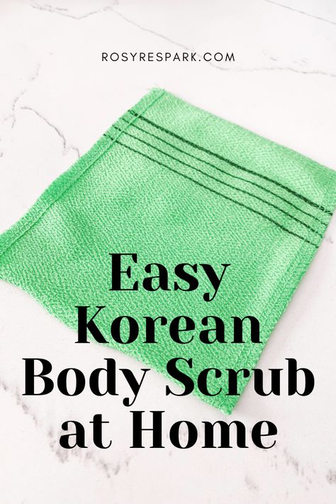 Korean Body Wash, Korean Exfoliator, Korean Body Scrub, Korean Bath House, Body Scrub At Home, Scrub At Home, Korean Spa, Exfoliation Routine, Eye Bag Cream