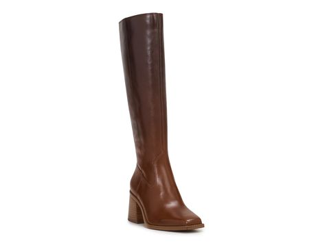 Nothing beats the Vince Camuto Sangeti boot that's quality crafted in Brazil of premium leather for a refined look and texture. This tall boot is detailed with square toe front, stacked heel and zipper closure that assures a cozy fit all day long. Keen Style, Cozy Slippers Boots, Extra Wide Calf Boots, Slouched Boots, Wide Calf Boots, Trending Sneakers, Wide Calf, Athletic Fashion, Slipper Boots