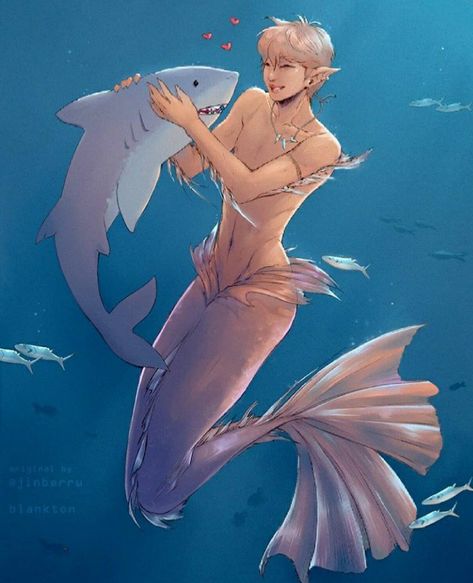 Mermaid Boy, Male Mermaid, Mermaid Pose, Mermaid Man, Dragon Age Games, Japanese Poster Design, Pirate Art, Mermaid Drawings, Mermaid Pictures