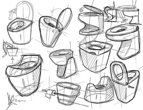 Object Drawings, Industrial Drawing, Procreate Sketches, Ideation Sketches, Product Sketching, Product Drawing, Structural Drawing, Sketching Tools, Furniture Design Sketches