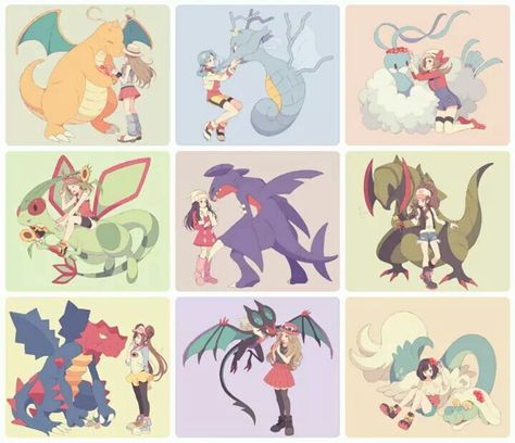 pokegirls and Dragon type pokemon Dragon Type Pokemon Wallpaper, Dragon Type Pokemon Art, Pokemon Dragon Trainer, Pokemon Dragon Type, Fantasy Apocalypse, Dragon Types, Pokemon Human, Pokemon Badges, Dragon Type Pokemon