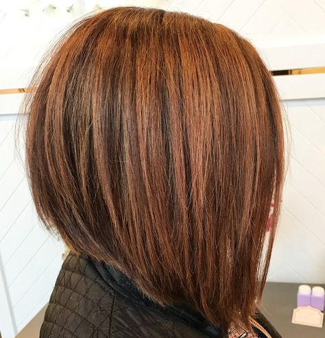 50 Latest A-Line Bob Haircuts to Inspire Your Hair Makeover - Hair Adviser Line Bob, A Line Haircut, Long Angled Bob, Bob Wedding Hairstyles, Inverted Long Bob, A Line Bob, Line Bob Haircut, Angled Bob Haircuts, A Line Bobs