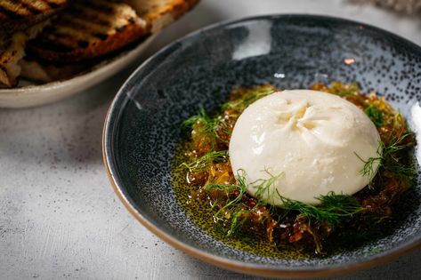 Fennel Jam, Tomatoes And Burrata, Pickled Fennel, Hotel Dinner, Sbs Food, Grilled Bread, All Vegetables, Vegan Dinner, March 2023