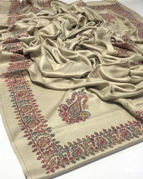 Wool Fabric
Kashmiri Traditional Hand Embroidery 🪡
4 Sided Same Embroidery Style
Excellent Quality Wool
Elegant and Neat Embroidery
Standard Size Shawl
2.5 Yard length
1.5 Yard Width Kashmiri Shawls, Traditional Interior Design, Embroidery Motifs, Traditional Fabric, Traditional Interior, Wool Fabric, Hand Embroidery, Shawl, Siding