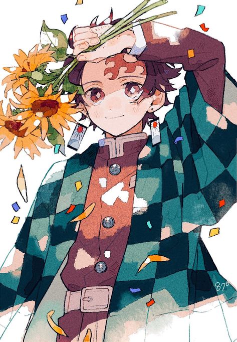 🎴🔥🎂Happy Birthday Tanjiro Kamado🎂🔥🎴 🎴🔥🎂I Pinned first, so Kamado-senpai don't repost it ;3🎂🔥🎴 Sinchan Cartoon, Recent Anime, Demon King Anime, Tanjiro Kamado, Lego Art, Demon King, Digital Art Anime, Anime Boyfriend, Otaku Anime