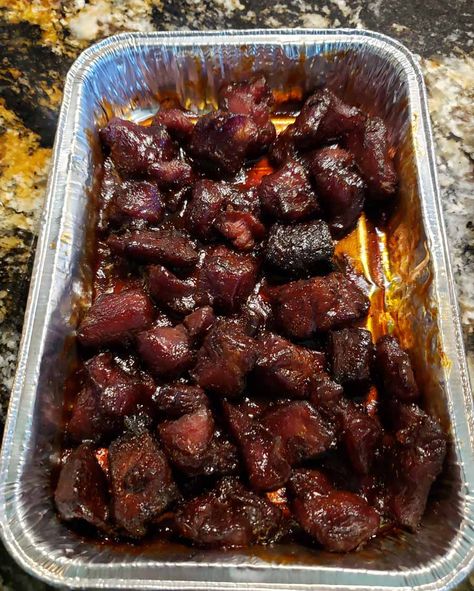 Pork Shoulder Burnt Ends in the Pit Boss Pellet Smoker - Average Joe Cooking Smoked Pork Shoulder Burnt Ends, Pitt Boss Pellet Smoker Recipes, Pitt Boss Pellet Grill Recipes, Pit Boss Pellet Smoker Recipes, Pork Shoulder Burnt Ends, Pit Boss Recipes, Pitboss Recipes, Smoker Meals, Grilled Pork Shoulder