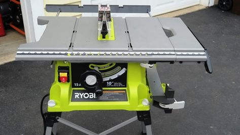 Ryobi Table Saw, Table Saw Reviews, Table Saw Stand, Ryobi Tools, Used Woodworking Tools, Table Saws, Engineering Tools, Residential Roofing, Milwaukee Tools