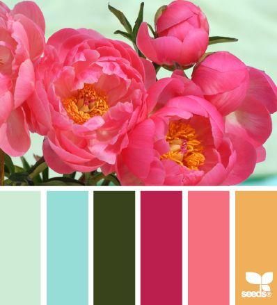 get your hue on! color palette inspiration for weddings, craft and design inspiration #pink #green Warm Palette, Design Seeds, Color Balance, Colour Board, Color Stories, Colour Schemes, Color Pallets, Color Swatches, Color Theory