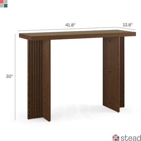 Amazon.com: Fluted Console Table - Small Entry Table for Narrow Spaces - Living Room Furniture - Solid Wood Entryway Table - Fluted Cross Bass and Rectangular Top (Natural Oak) : Home & Kitchen Fluted Console Table, Fluted Console, Small Entry Table, Wood Entryway Table, Small Entry Tables, Mid Century Console Table, Small Console Tables, Small Entryway Table, Narrow Entryway Table