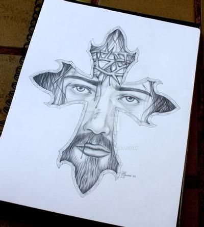 Vikram Tattoo, Tato Phoenix, Jesus Tattoo Design, Jesus Art Drawing, Cross Drawing, Christian Drawings, Basketball Hairstyles, Jesus Drawings, Tattoo Zeichnungen