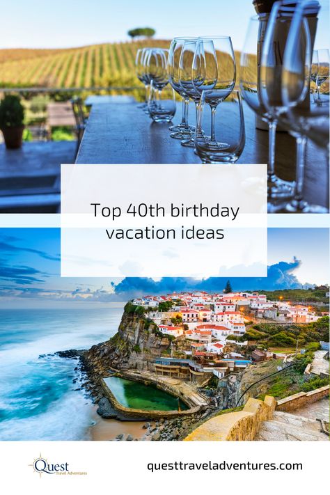 Looking for unforgettable 40th birthday vacation ideas? Celebrate this milestone in style with our top travel destinations. Your milestone birthdays should be something to remember! 40th Birthday Vacation Ideas, Birthday Destination Ideas, Birthday Vacation Ideas, Birthday Travel, Birthday Vacation, Destination Ideas, Something To Remember, Top Travel Destinations, Milestone Birthdays