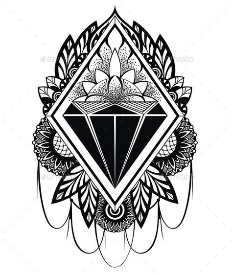 Diamond Tattoo #diamond #symbol Download : https://graphicriver.net/item/diamond-tattoo/13929348?ref=pxcr Diamond Tattoo Men, Black Diamond Tattoos, Diamond Tattoo Designs, Tattoo Fixes, Diamond Tattoo, Vintage Tattoo Design, Favorite Tattoos, Mark Tattoo, Diamond Tattoos