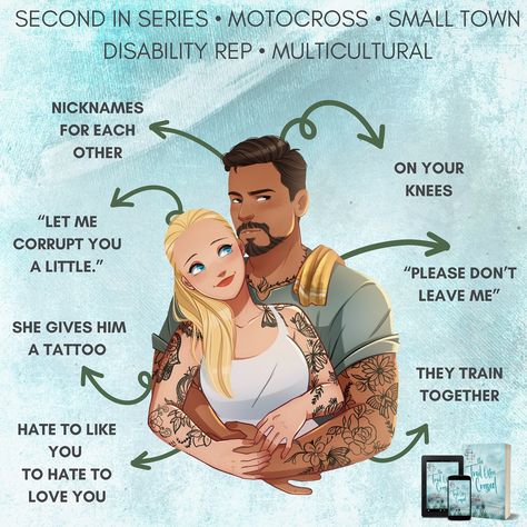 The Trail Often Crossed favorite moments 🏁 These two have my heart and these are some of the reasons why. Do you see any faves? The “Let me corrupt you a little” was 10/10😈 #motocross #sportsromance #smalltownromance #rivalstolovers #blackcat #goldenretriever #bookstagram #spicybooks Motorcycle Romance Books, Motorcycle Club Romance Books, Mc Romance Books, Romcom Books, Spicy Books, Romance Books Worth Reading, Fiction Books Worth Reading, Romance Series Books, Books Romance